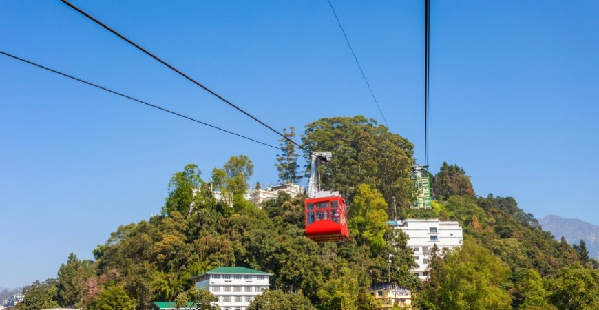Cable Car Ride: Get Gangtok's Bird Eye View Cable Car Ride: Get Gangtok's Bird Eye View