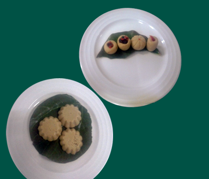 Stuffed Sandesh Dessert Recipe