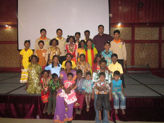 Children from Perungadu-Tribal village in kodaikanal