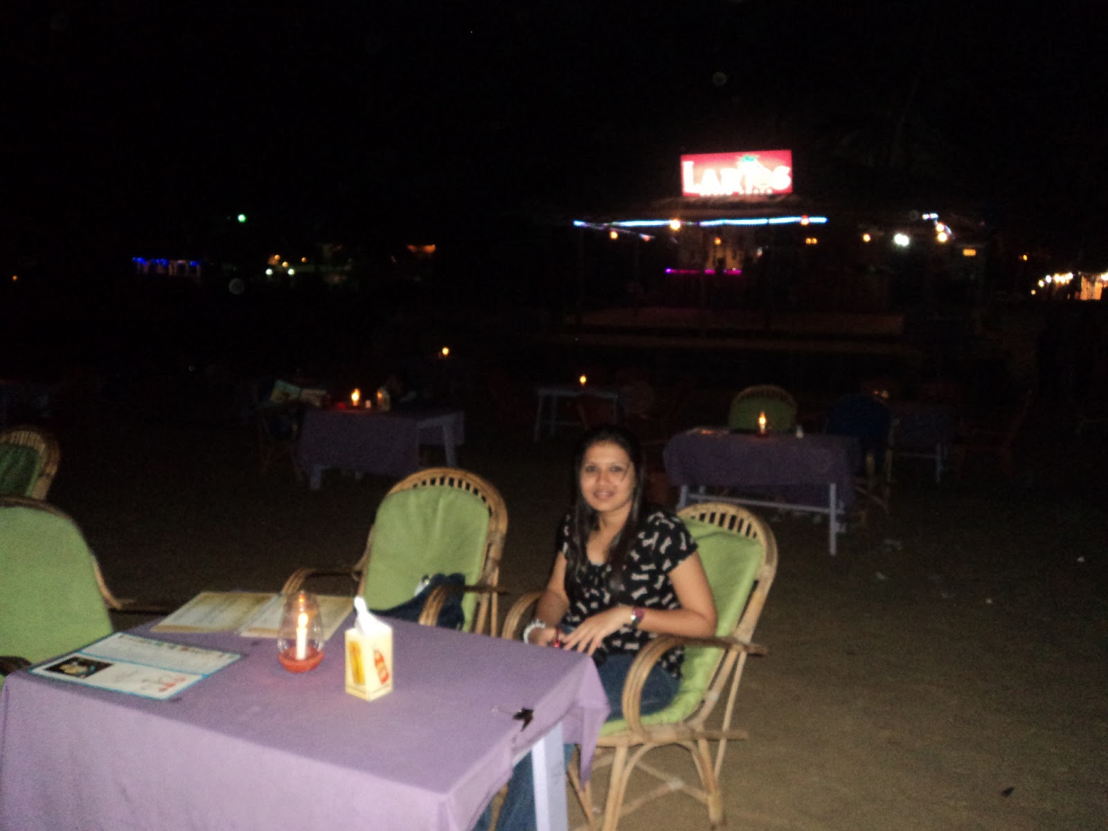 Baga Beach in Goa - Shacks