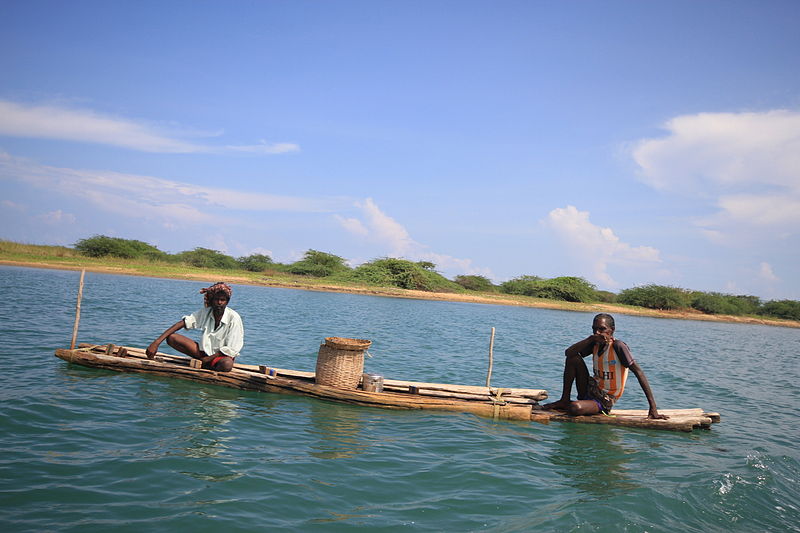 Image Name - Catamaran - Pulicat Lake South India - Words of Indian Origin