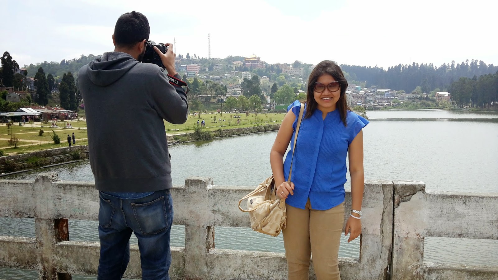 Mirik diaries: Kunal photobombing my picture