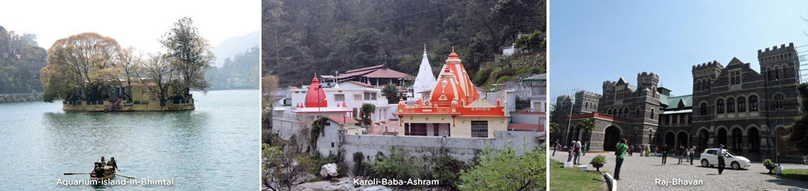 Aquarium island in Bhimtal | Karoli Baba Ashram | Raj Bhavan