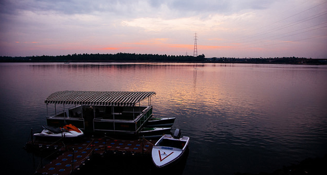 Beautiful backwaters in Dindi