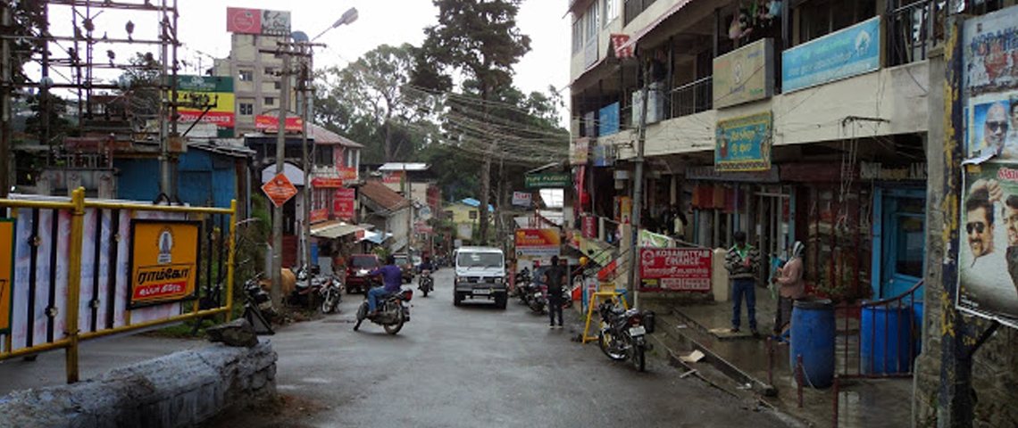 Kodai's very own Eat Street - P.T. Road