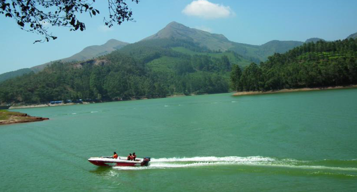 Mattupetty dam and lake Munnar