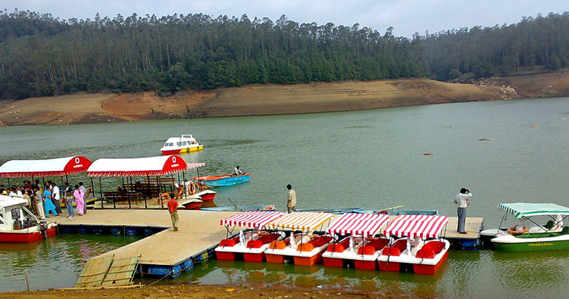 Pykara Lake Boat House Ooty Monsoon