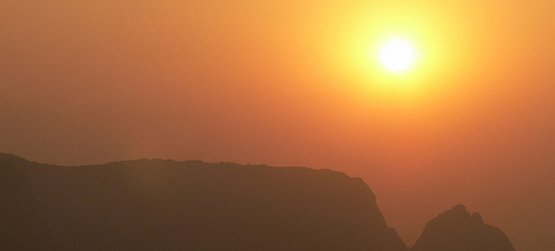 Sunset view from matheran