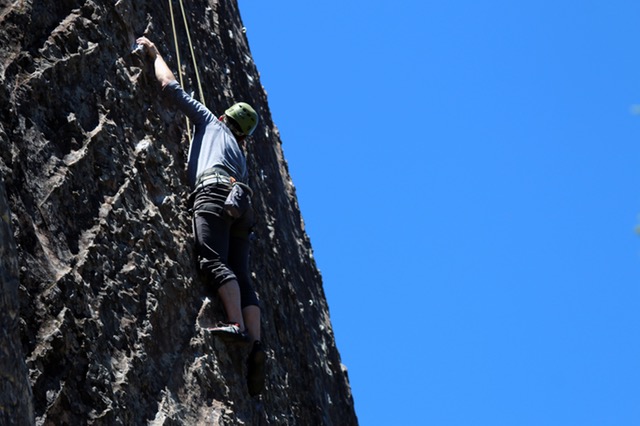 rock-climbing