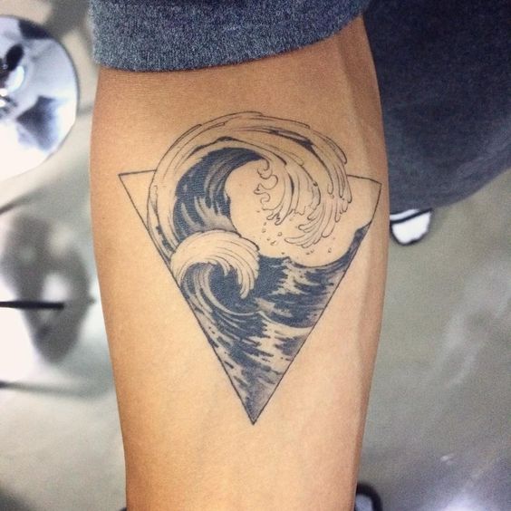 waves tattoo