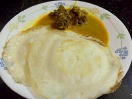 Appam with Chicken Stew