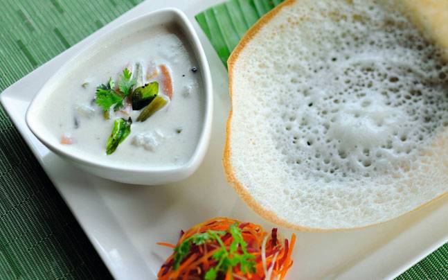 Appam with Stew