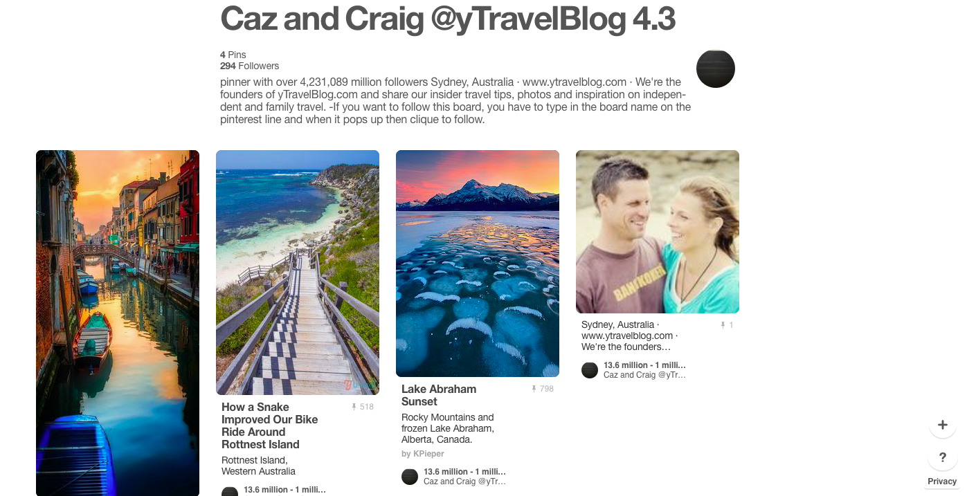Caz and Craig – Travel Tips