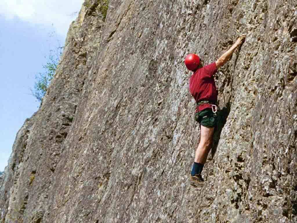 Rock climbing