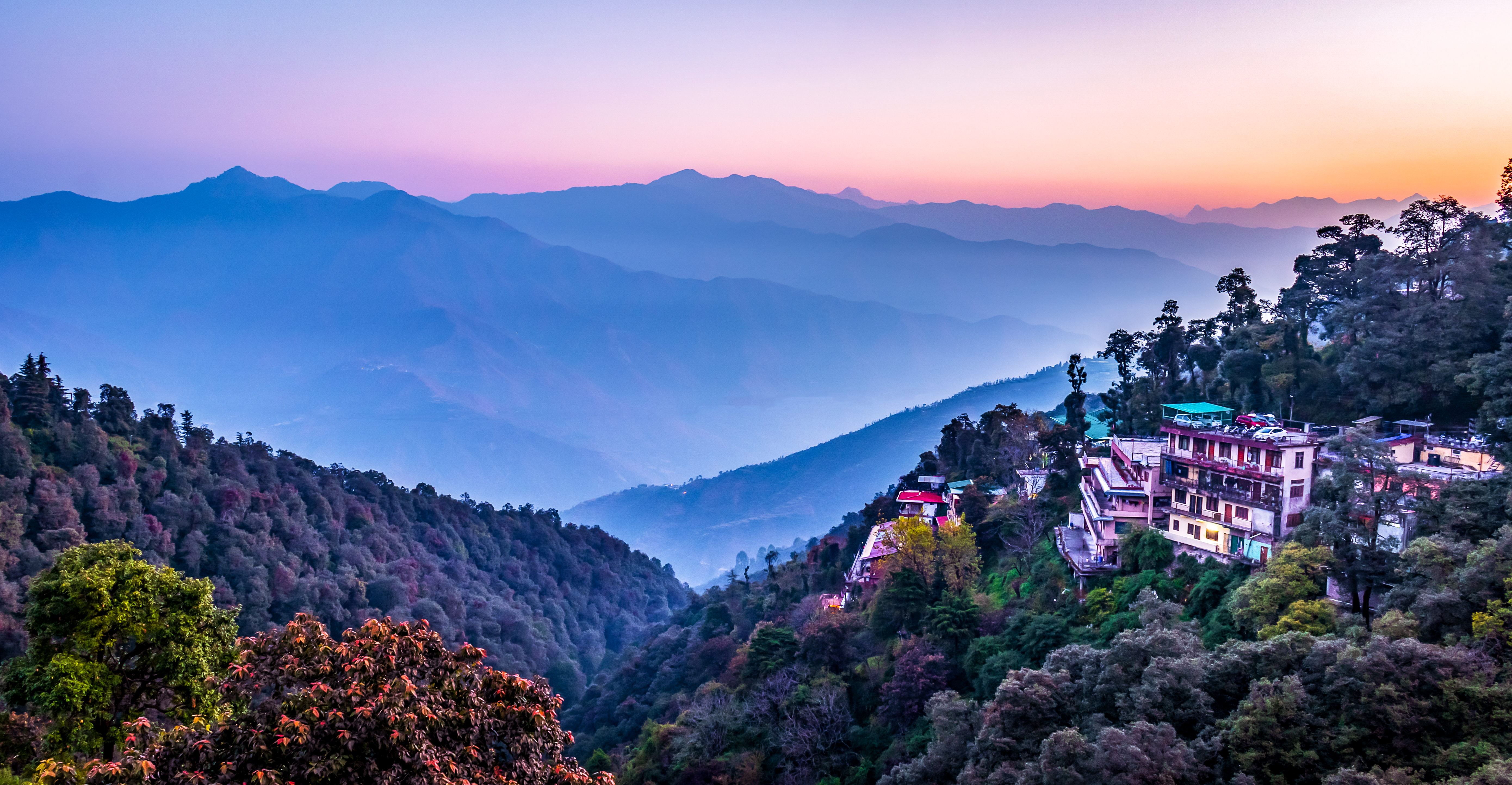 Colourful Landscape of Mussoorie