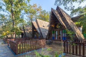 Garden View Wooden Chalet with Sitout Image