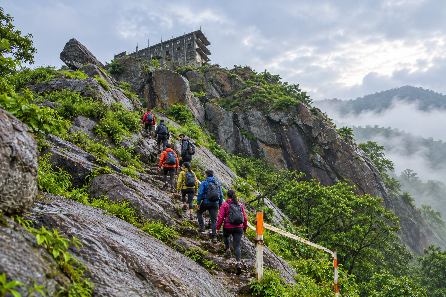 June to September – Monsoon and Green Hill Slopes