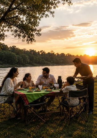 Sun Downer at Khokha Dam