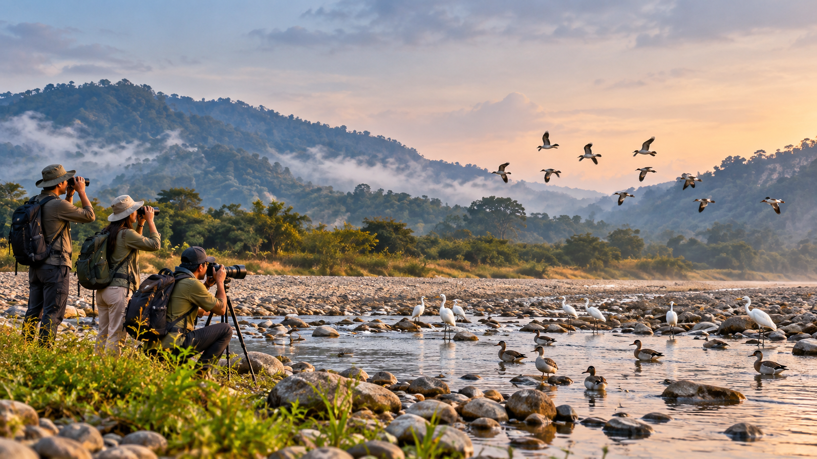 Birdwatchers and Wildlife Photographers 